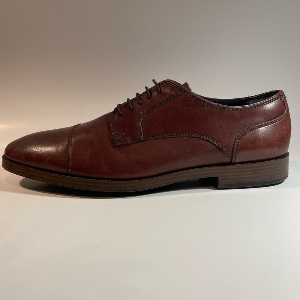 Cole Haan Men's Rich Brown Leather Oxfords